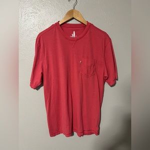 Johnnie-O Pink T-Shirt (Men’s Medium)